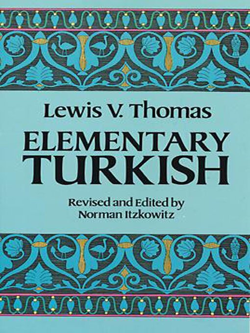 Title details for Elementary Turkish by Lewis Thomas - Wait list
